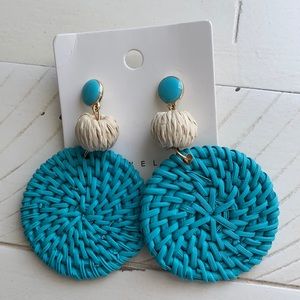Rattan earrings